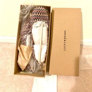 Lucky Brand Emmie Flats Multi-Zig Zag